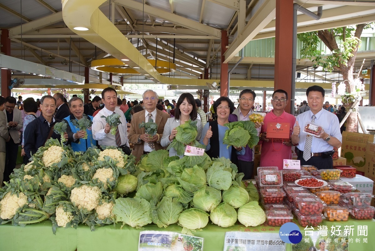 彰化優鮮農產北上行銷,縣長王惠美限時促銷。圖/彰化縣政府提供