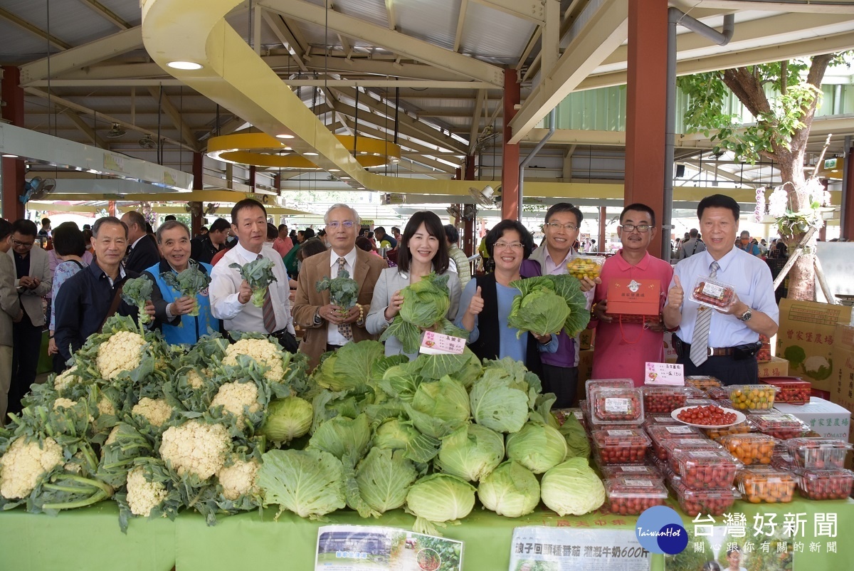 彰化優鮮農產北上行銷，縣長王惠美限時促銷。圖／彰化縣政府提供