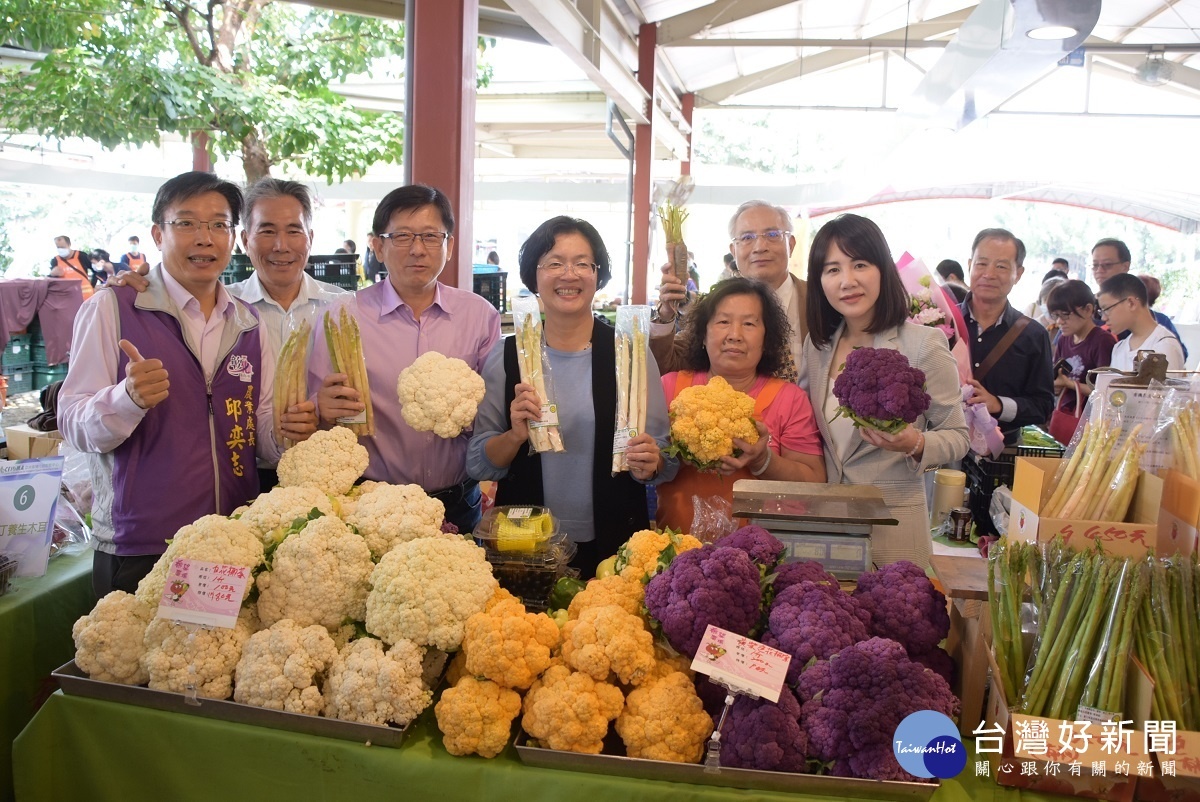 彰化優鮮農產北上行銷,縣長王惠美限時促銷。圖/彰化縣政府提供