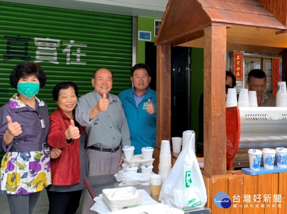 「彰化媽」進香咖啡免費喝,為防疫醫護人員加油打氣!