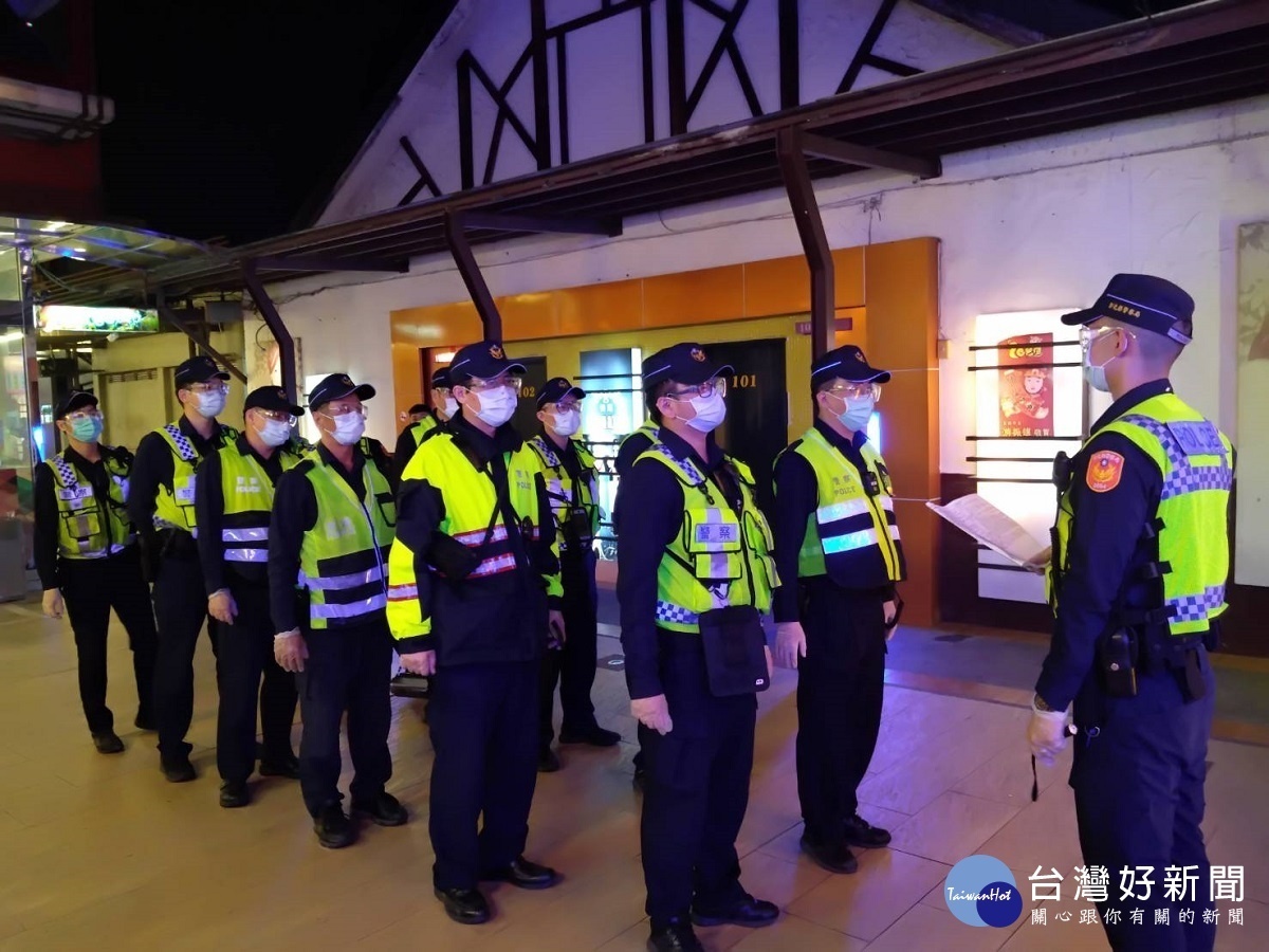 配合政府防疫政策 彰化縣警局擴大臨檢公共場所