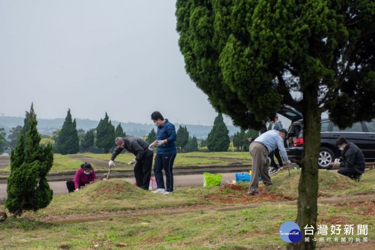 龍潭區公墓公園以公園化為設計概念，環境清幽