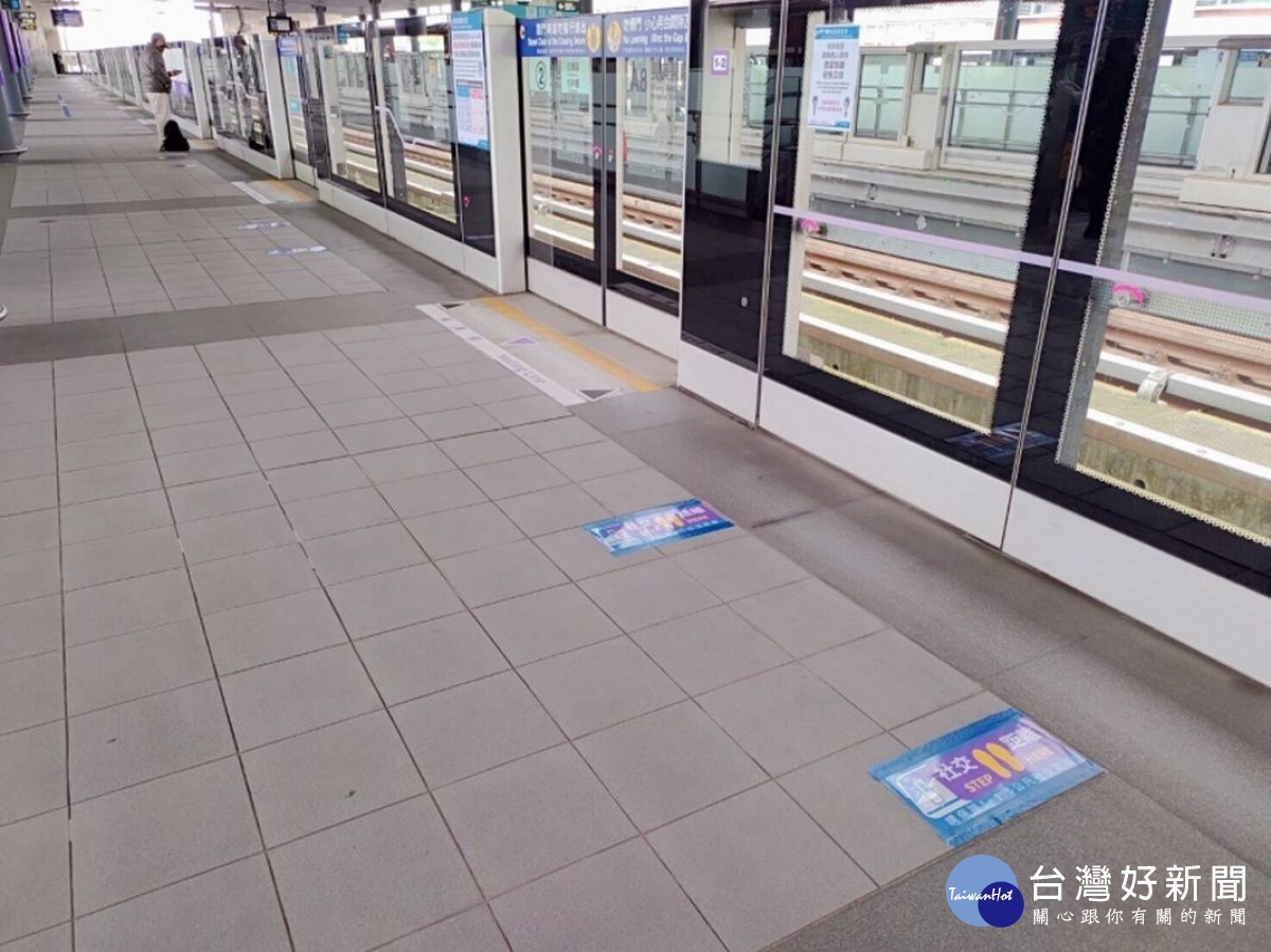 桃園捷運公司清明連假不休息,加班完成各項防疫安全規劃,讓旅客收假上班好安心。