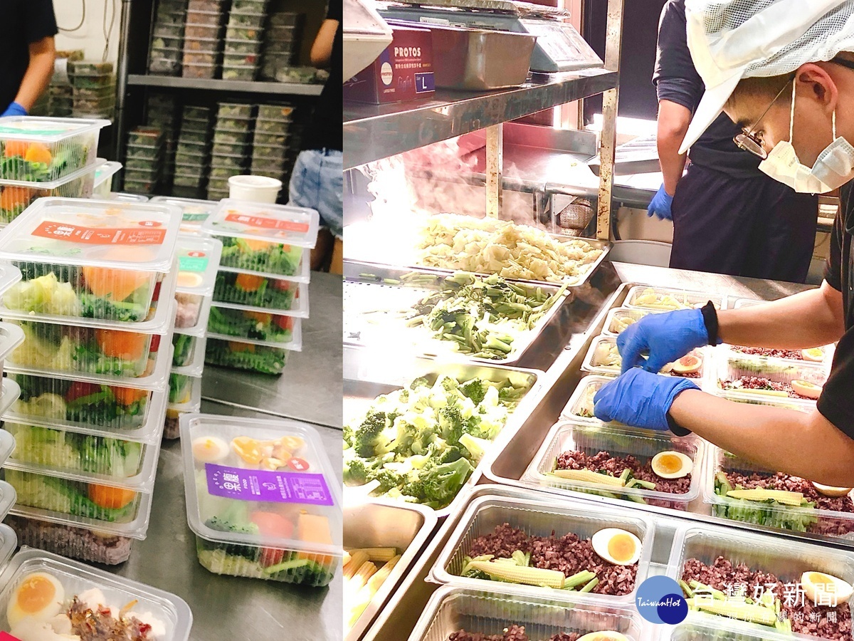 果腹健康餐盒強調：食材及衛生上的管理不能馬虎，嚴格控管每一個步驟保障消費者吃的安心。