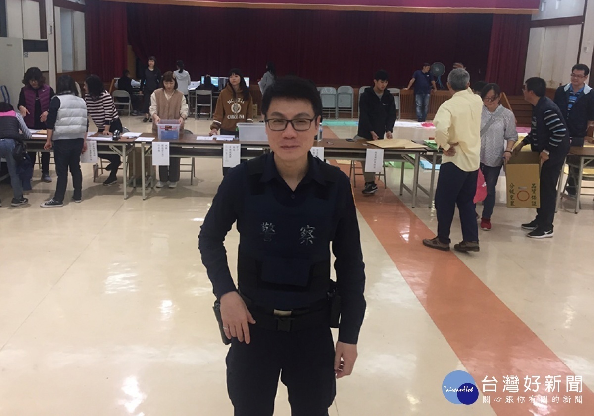 嘉義縣警局中埔分局中埔派出所所長黃明勝/陳致愷攝影