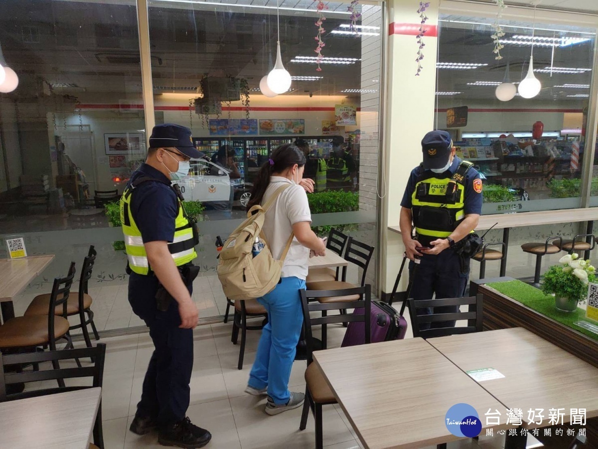 為維護潘女安全,員警主動協助載返楊梅住家。