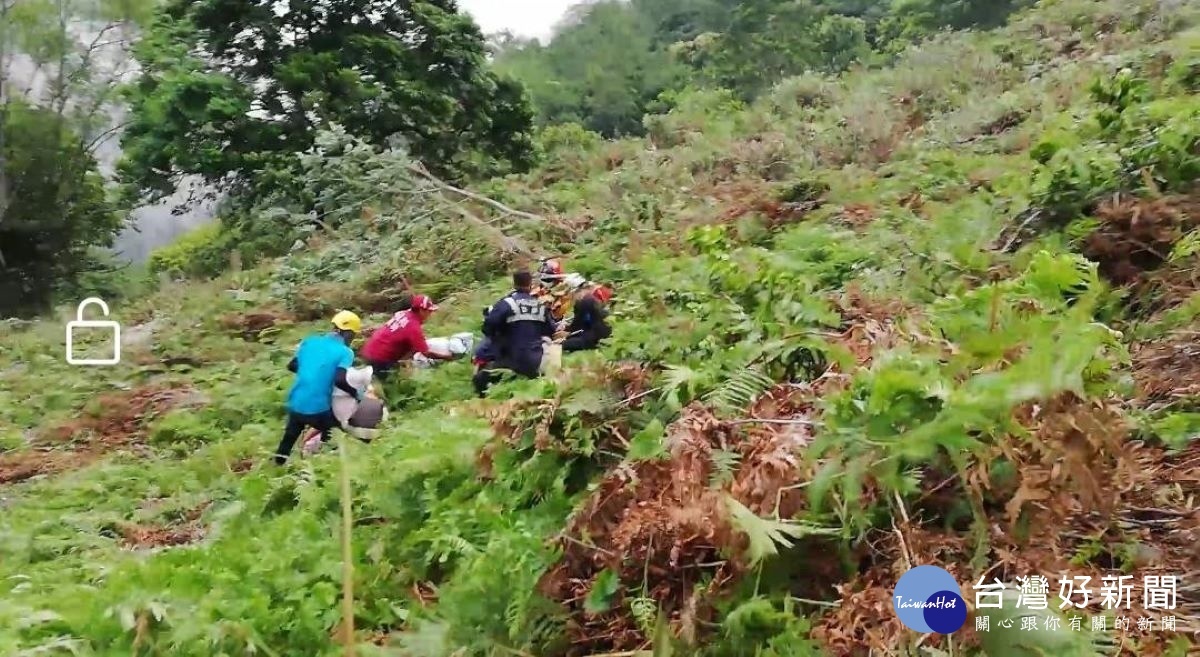 入山搜尋任務困難艱辛。