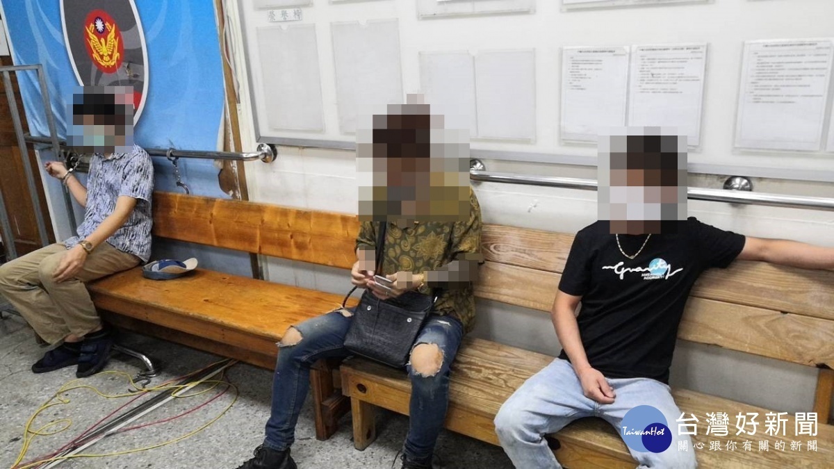 警方啟動快打部隊抵達現場,立即循線將現場打人的移工全數帶回警局偵辦。