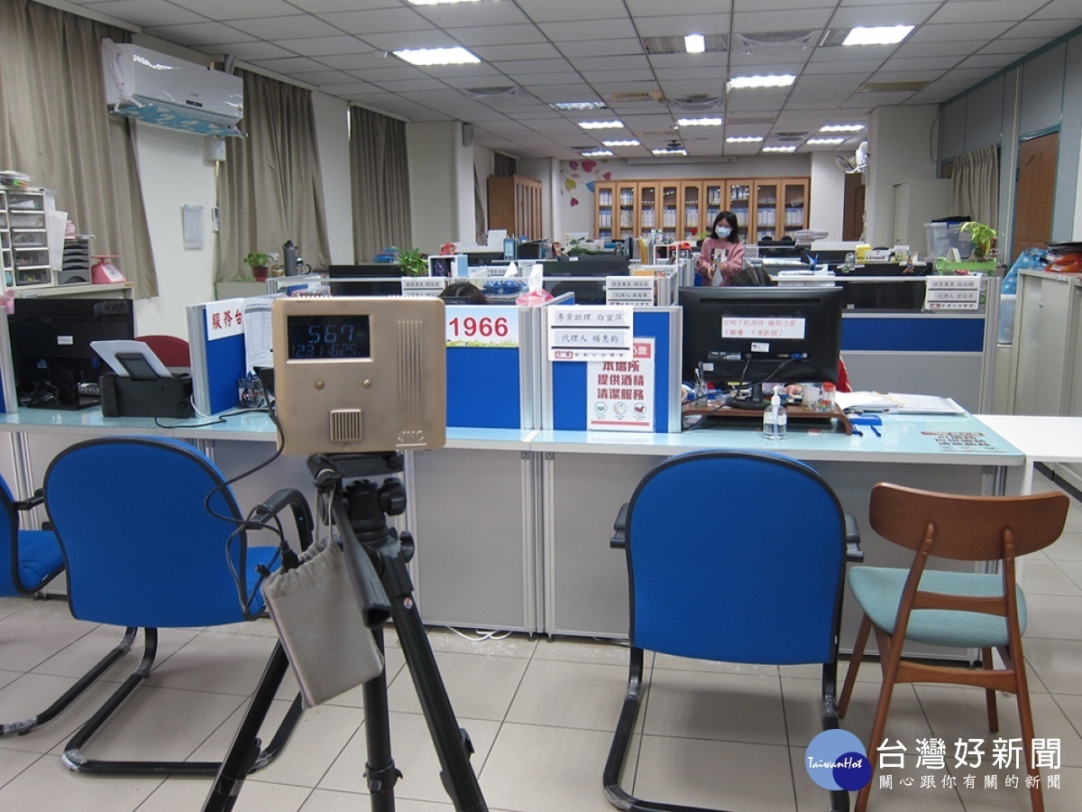 辦公室檢測/嘉義市府提供