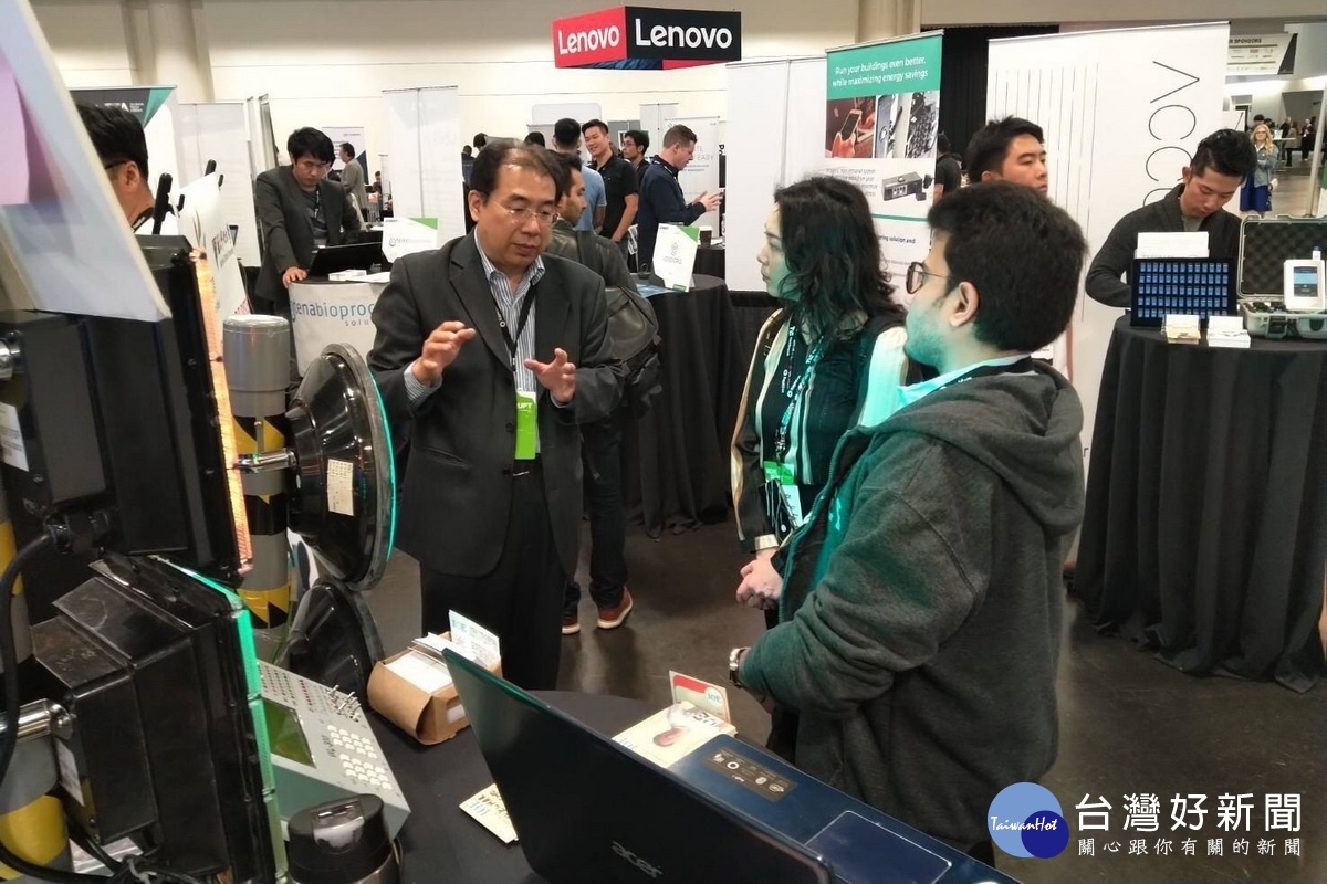 競賽優勝團隊參加美國舊金山Tech Crunch新創展會。(資料照片)