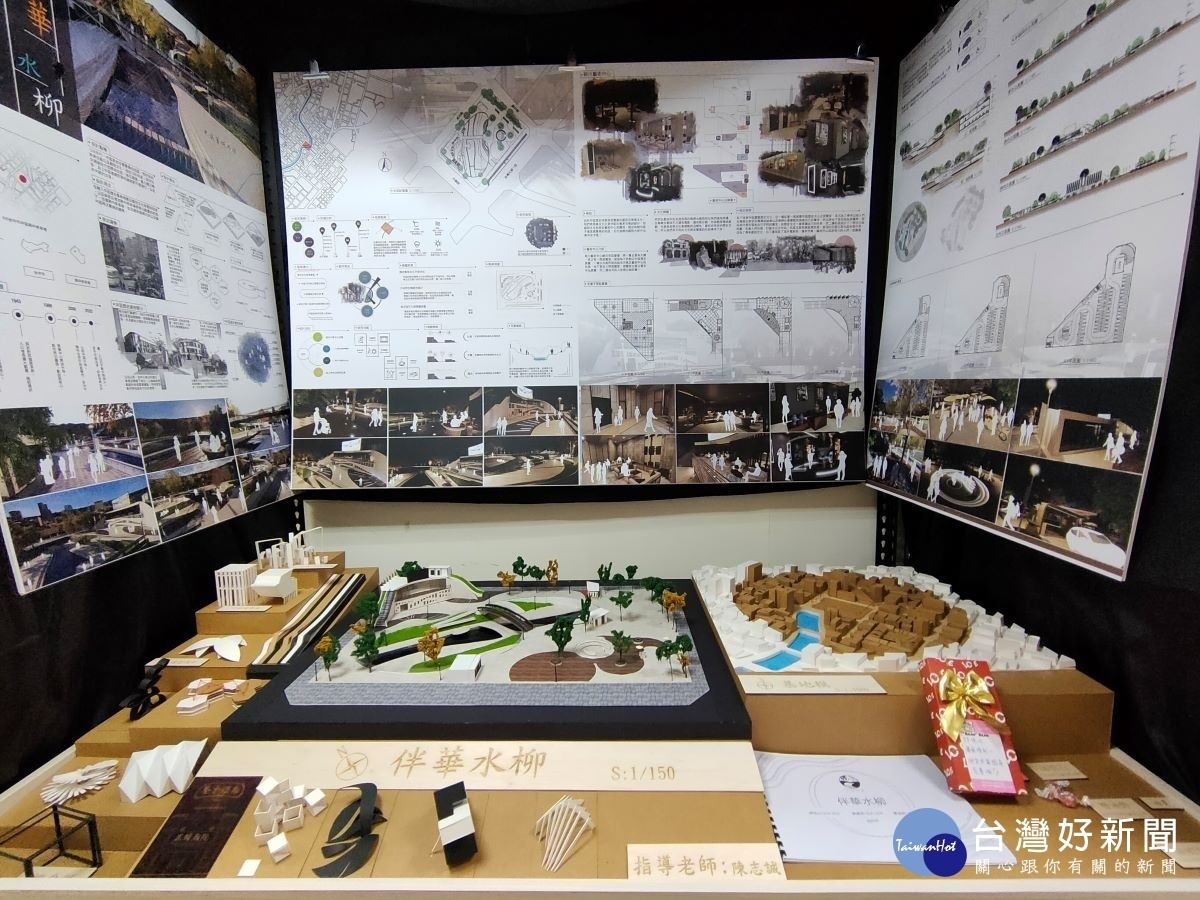 建國科大「庒頭戲院」畢業成果展作品。圖/記者鄧富珍攝