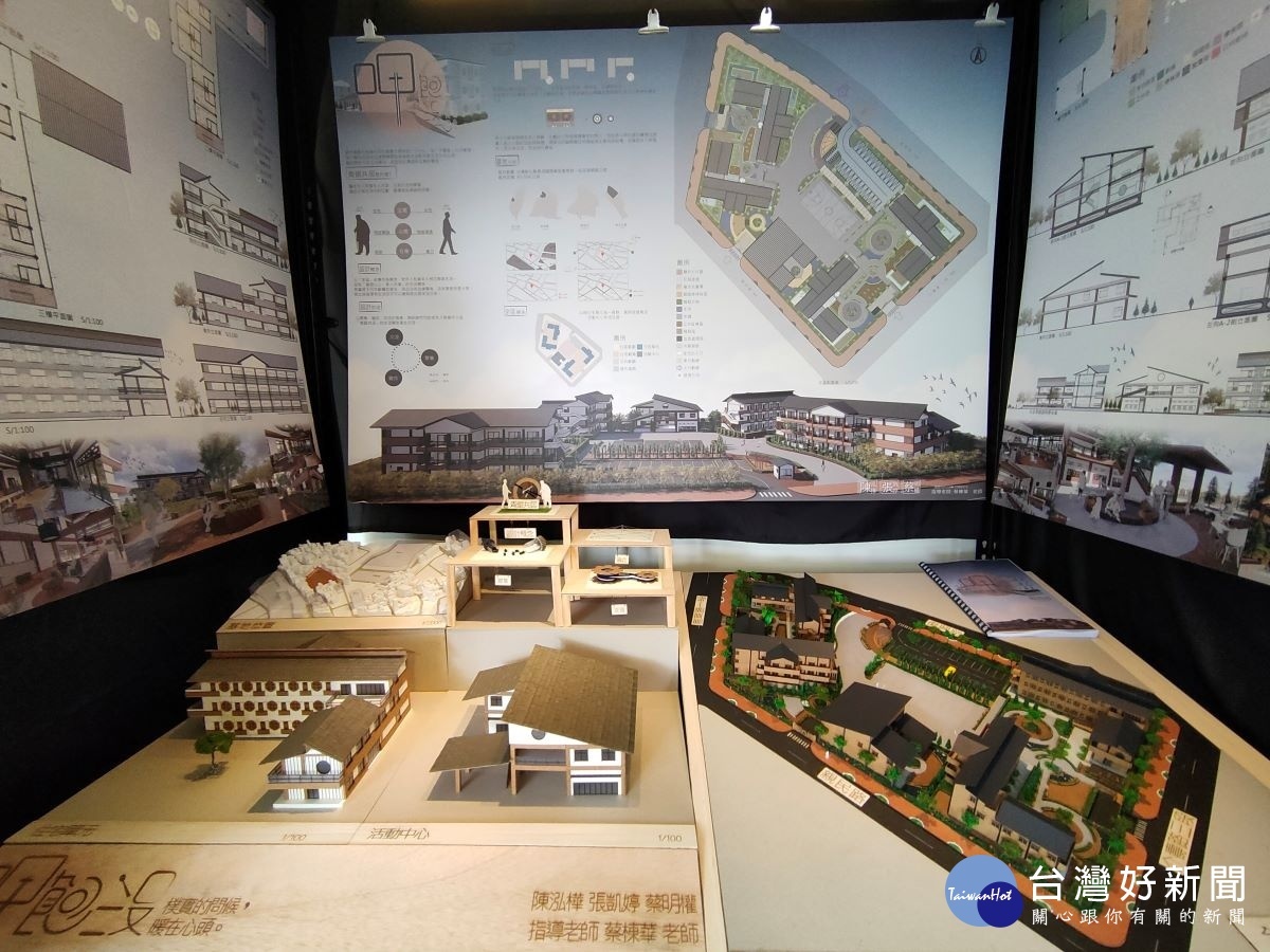 建國科大「庒頭戲院」畢業成果展作品。圖/記者鄧富珍攝