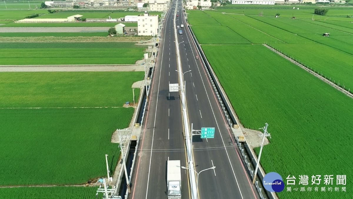 林148縣通車空拍圖.圖/彰化縣政府提供
