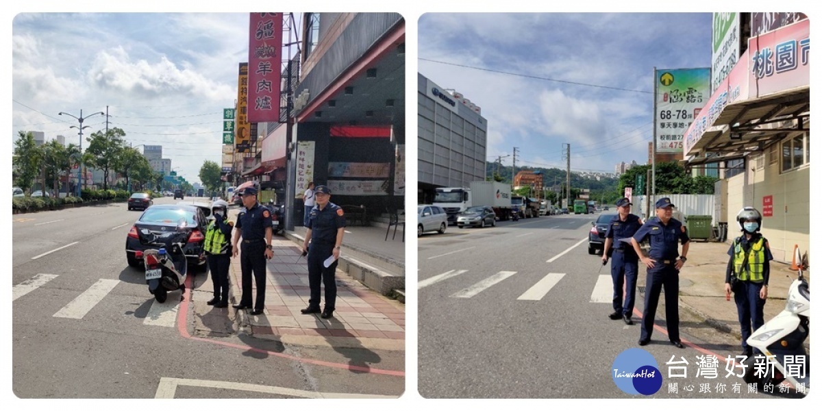 楊梅分局長林信雄表示，交通大執法的目的不是為績效，為有效改善交通秩序。