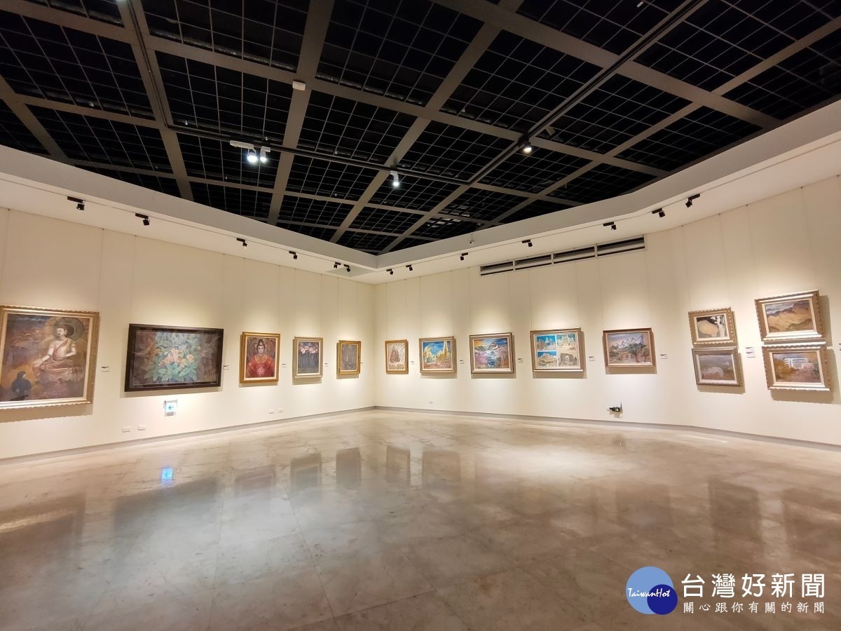 「86斯土有情 返鄉感恩」趙宗冠近作、唐雙鳳歷年精選邀請展。圖/記者鄧富珍攝