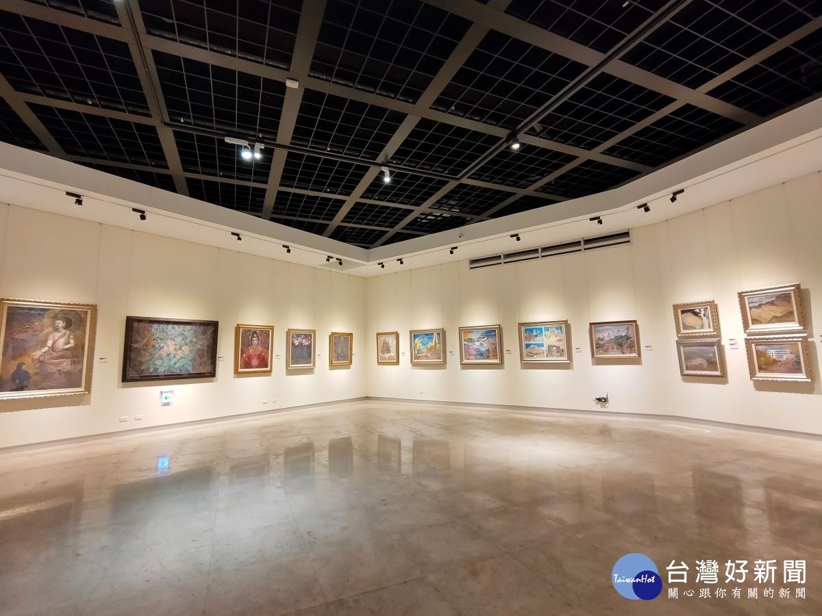 「86斯土有情 返鄉感恩」趙宗冠近作、唐雙鳳歷年精選邀請展。圖／記者鄧富珍攝