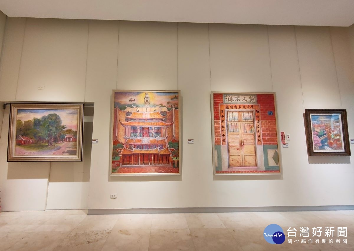「86斯土有情 返鄉感恩」趙宗冠近作、唐雙鳳歷年精選邀請展。圖/記者鄧富珍攝
