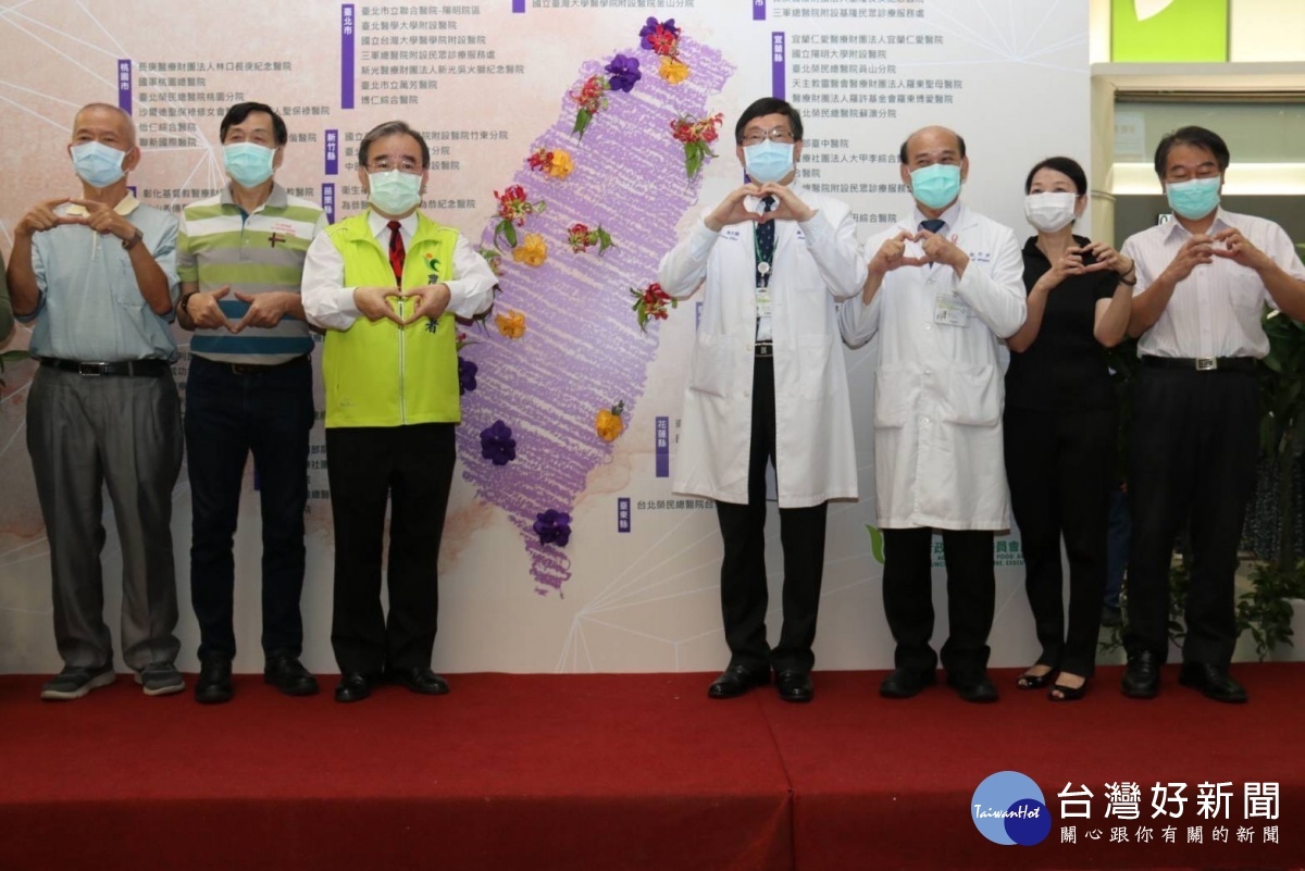 「花現美好・綠意舒壓」 防疫醫院綠美化 賞心悅目