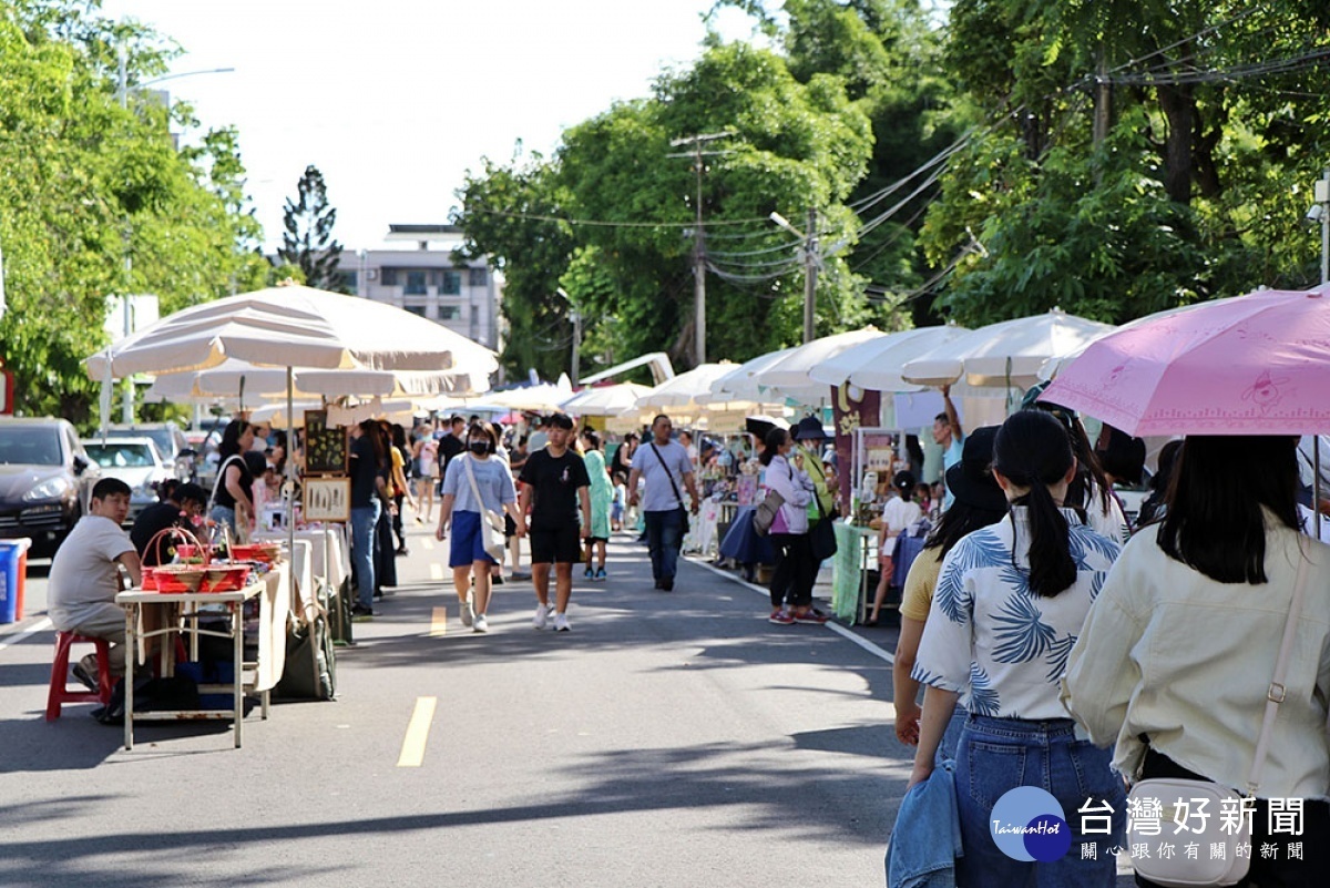 嘉義市「2020嘉義藝術節」在端午連假第1天，吸引不少民眾到場／嘉義市府提供