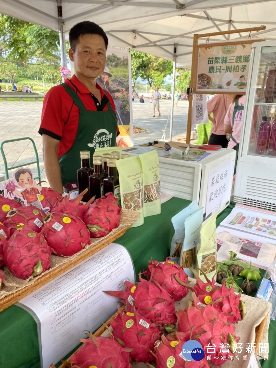 北區農民行銷專區開幕送禮  花博農民市集溯源產品食再安心