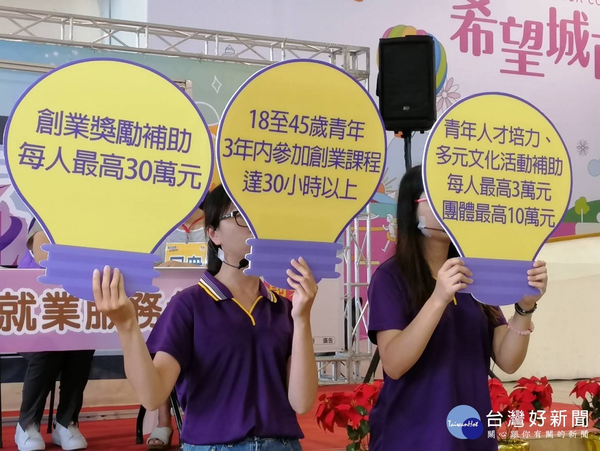 「彰化尚青 助您創就業」計畫,最高補助30萬,幫助青年創業。
