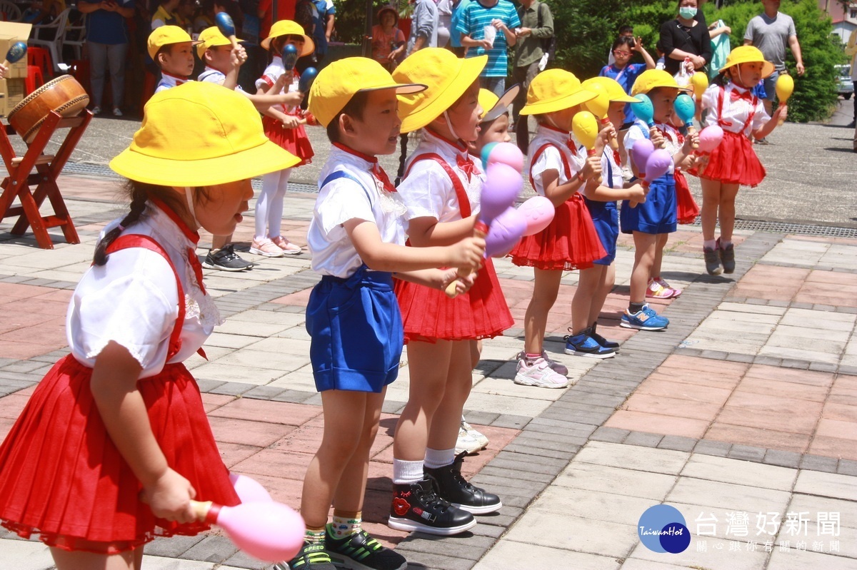 幼兒律動卡哇伊。（ 記者扶小萍攝）