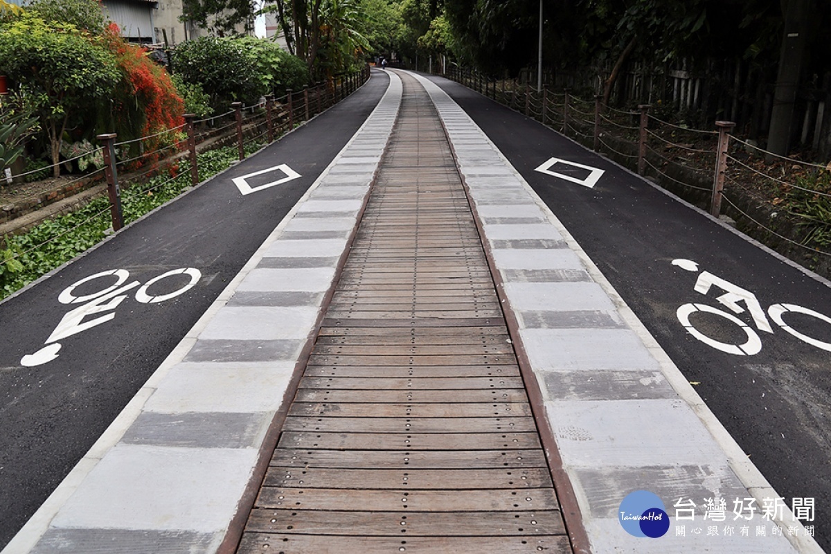 嘉義市府規劃環市觀光自行車道系統，預計今年底完工／嘉義市府提供