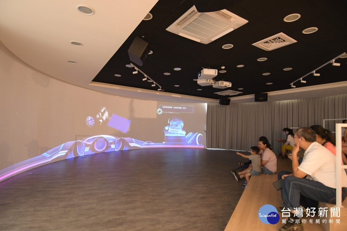 田中氣象站內部空間虛擬環境。