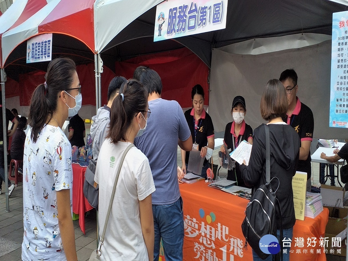 員林就業中心88節聯合徵才 26家知名企業釋出近千名職缺