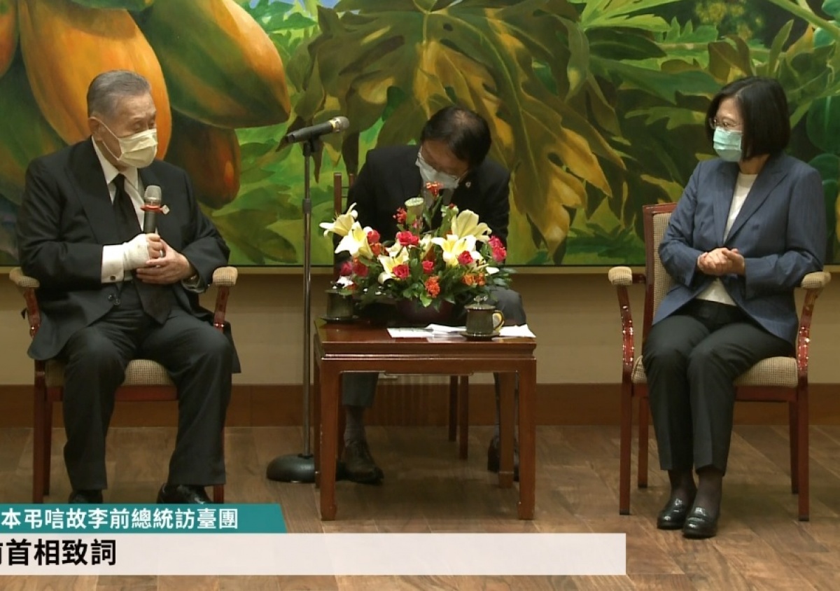 蔡英文接見日前首相森喜朗快閃追悼李登輝 台灣好新聞taiwanhot Net 蔡英文接見日前首相森喜朗快閃追悼李登輝 台灣好新聞taiwanhot Net
