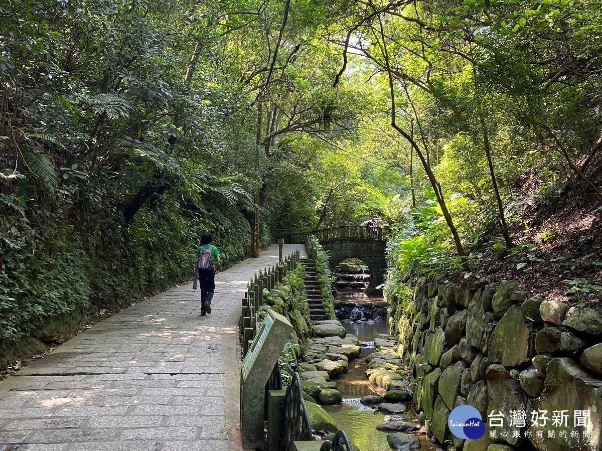 虎山溪綠色隧道（圖／台北市大地處提供）