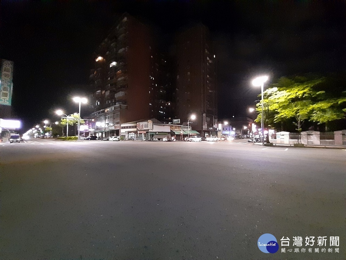 嘉義市興達路與八德路口已完成高燈增設／嘉義市府提翁