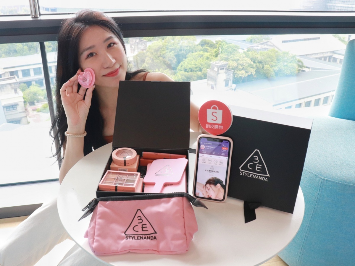 蝦皮購物攜手韓系美妝指標「3CE」獨家進駐。