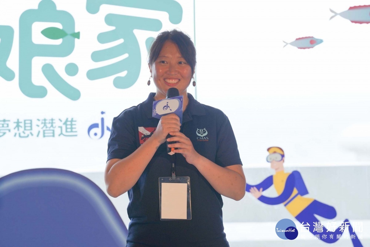 臺灣身心障礙潛水協會理事長呂家瀅謝謝歷屆學員的付出，讓更多的身障朋友可以享有更自由自在的休閒領域。