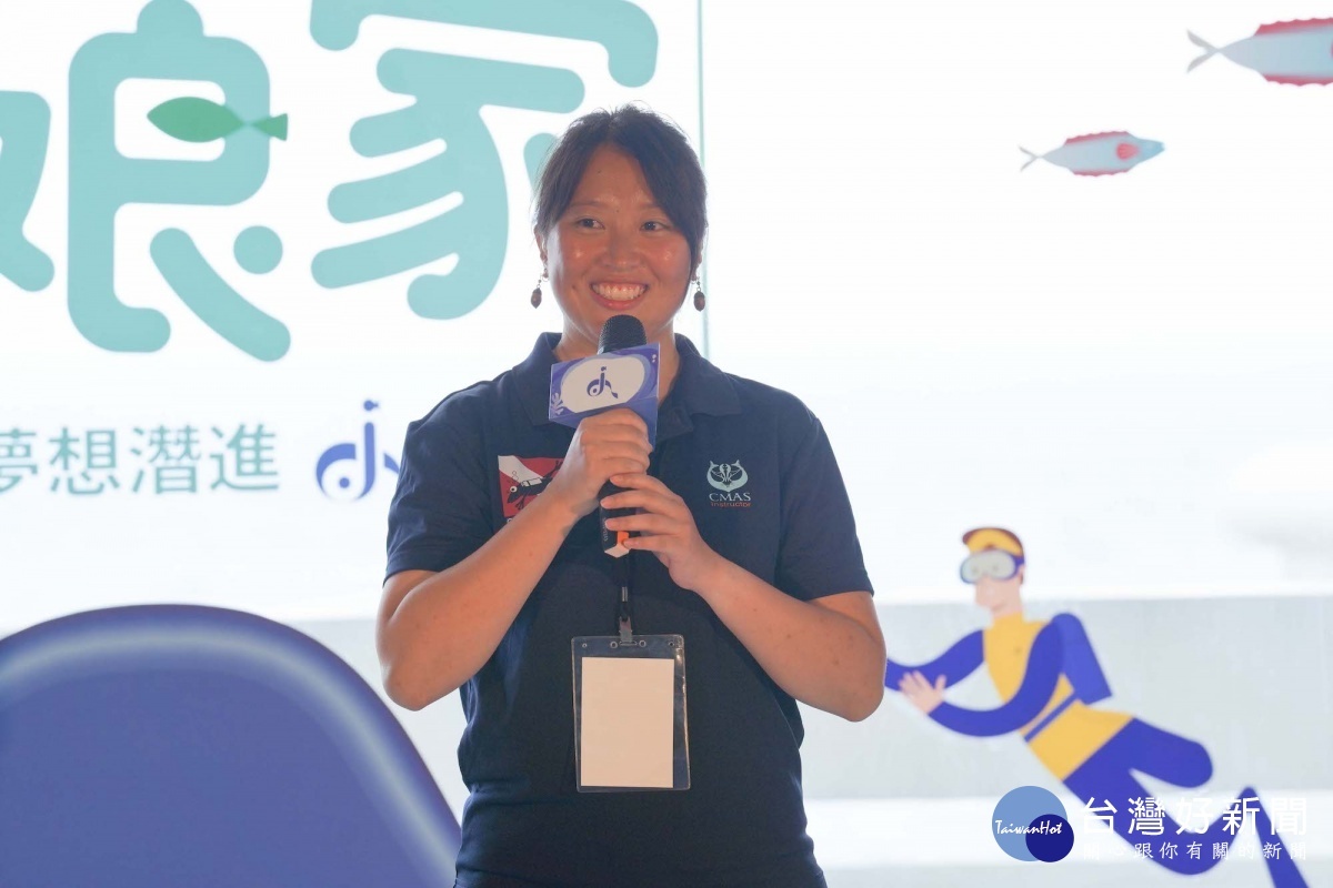 臺灣身心障礙潛水協會理事長呂家瀅謝謝歷屆學員的付出,讓更多的身障朋友可以享有更自由自在的休閒領域。