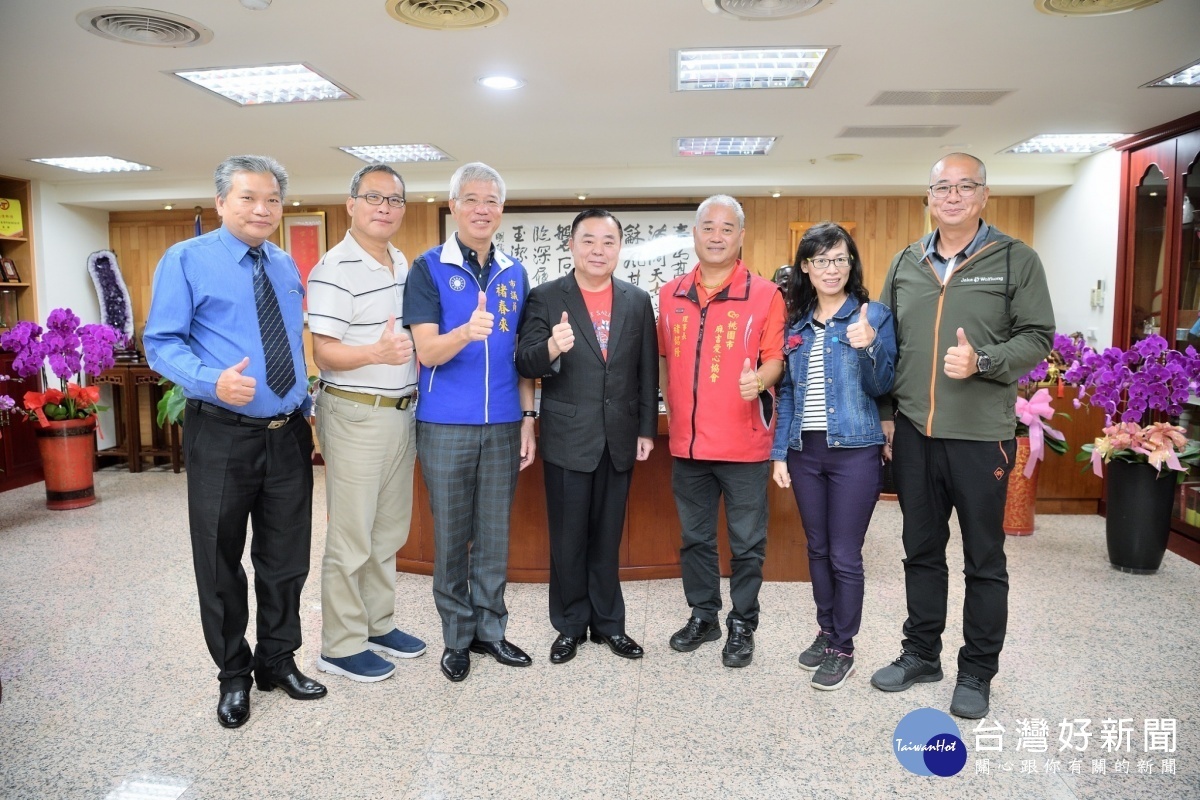蘆竹地區團體參訪桃園市議會，議長邱奕勝允諾爭取建設及發展。