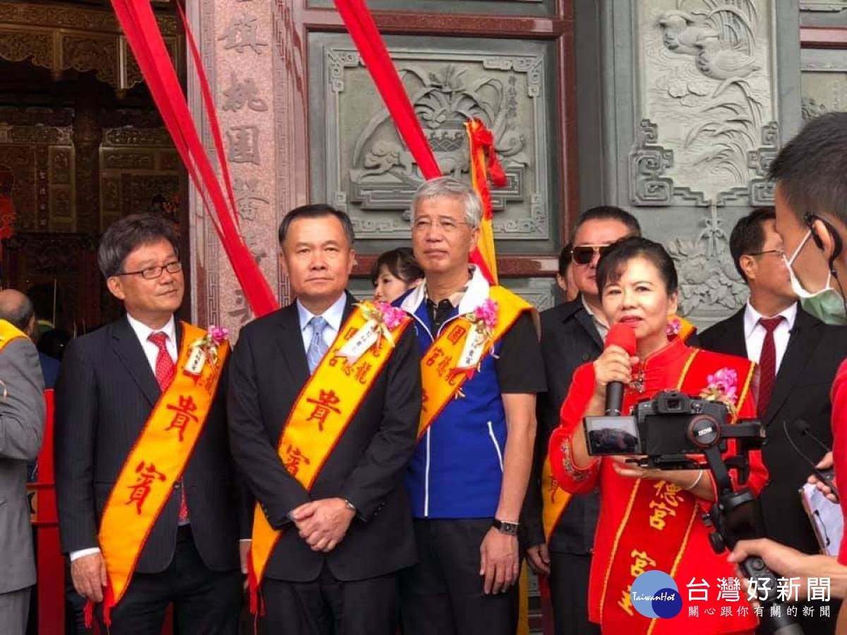 桃園龍德宮四媽祖入厝 地方士紳參與冠蓋雲集
