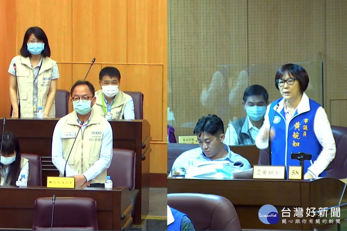 觀旅局舉辦桃園萬聖城活動採墊付支應,市議員黃婉如痛批觀旅局長楊勝評不尊重議會,根本就是綁架議長讓議員們淪為橡皮圖章。
