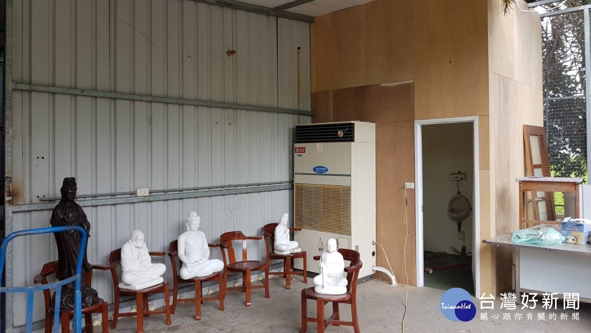 北斗分局運用第三方警政策略,鐵腕拆除違建賭場。