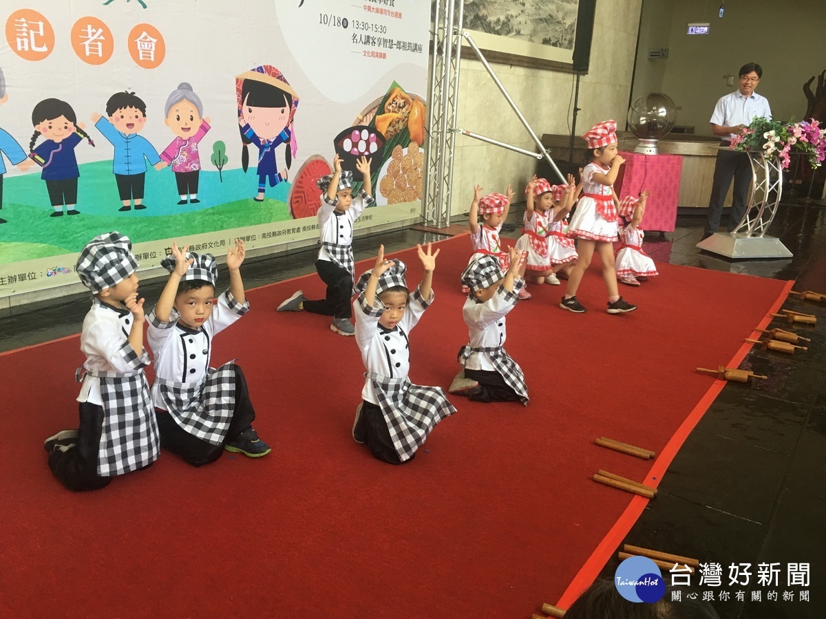 南投已推廣幼兒園客語。(記者扶小萍攝)