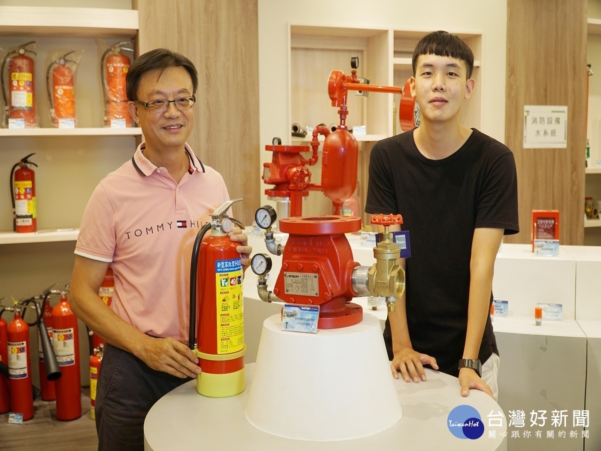 大葉為產業培育人才 父子檔全讀消防學程