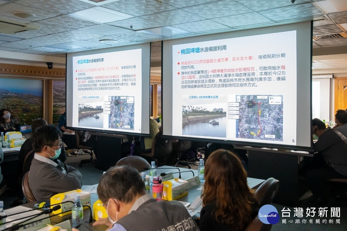 因應水情嚴峻,桃園市政府召開「桃園市抗旱會議」109年度第二次會議。