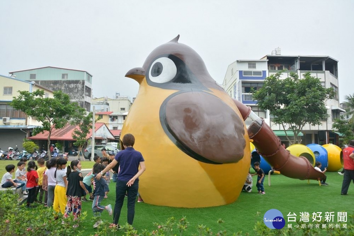 屏東勝利動物溜滑梯公園開放　動物主題萌翻你我