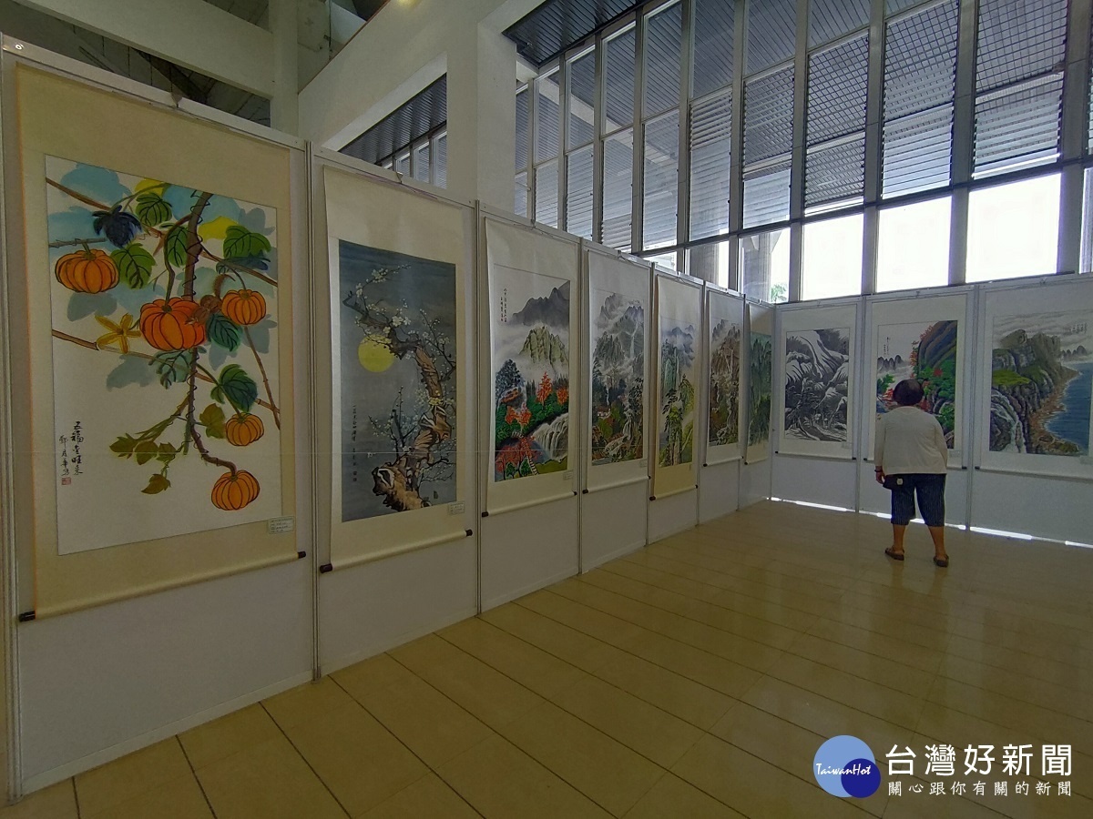 彰化縣長青學苑成果展。圖／記者鄧富珍攝