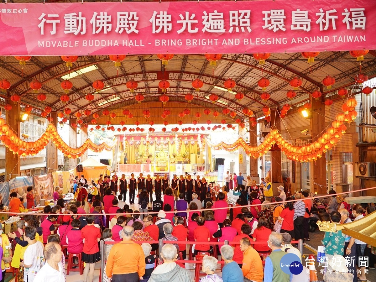 觀音菩薩吉祥日法會，梅山鄉老人會歌唱班公益演出。