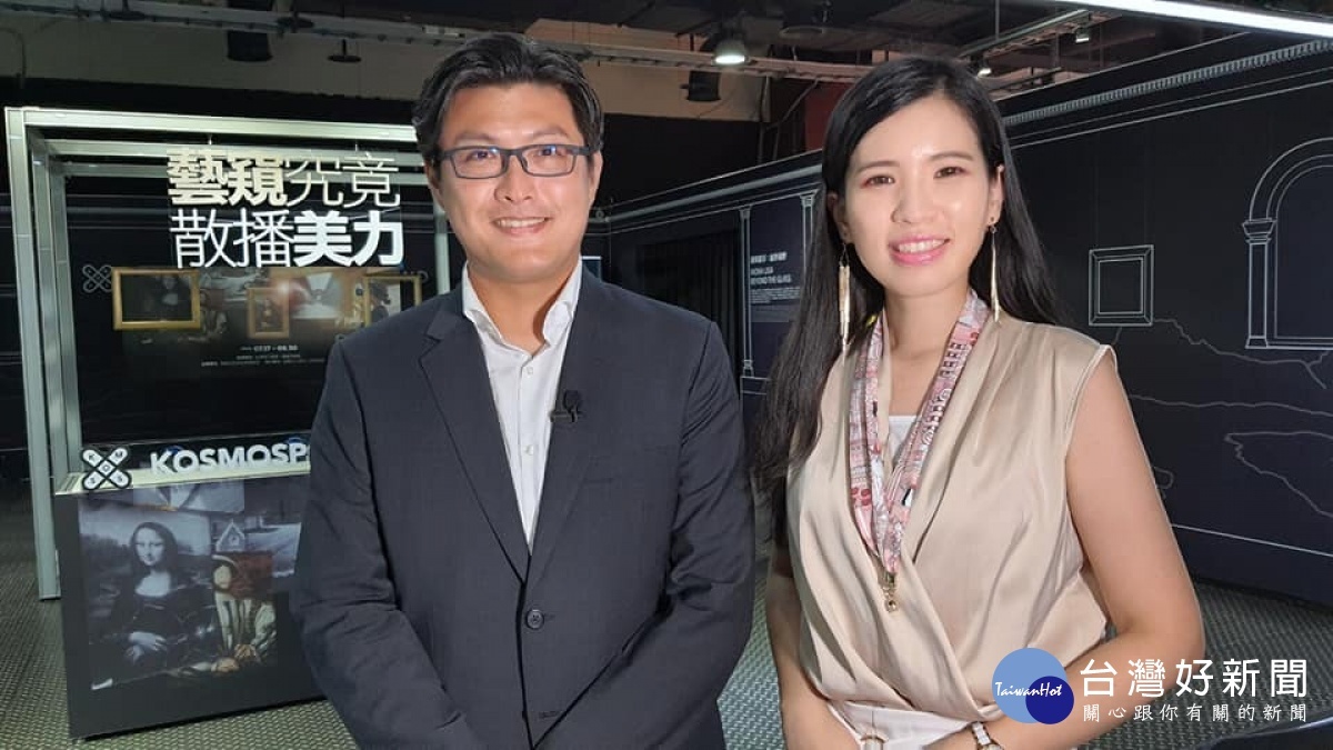 楊含容專訪HTC台灣區總經理陳柏諭與合影。