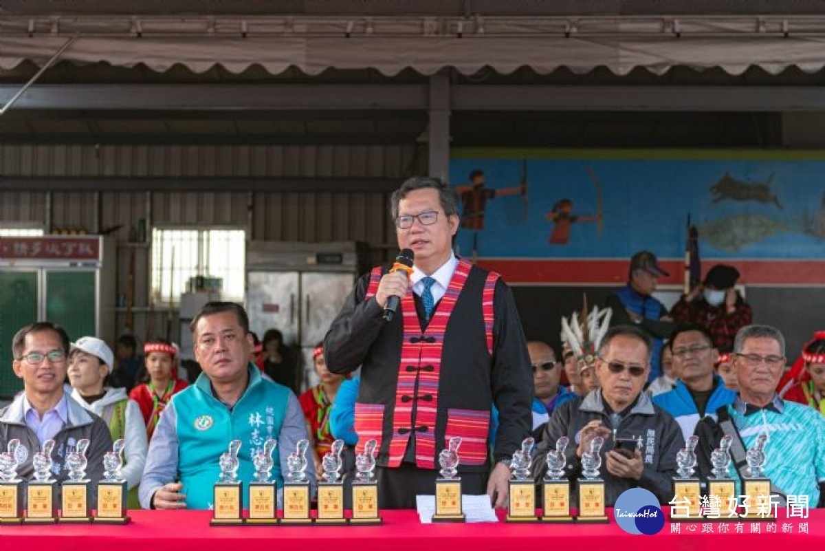 市長期許代表選手明年出征全國原住民族運動會,繼續為桃園奪下三連霸佳績