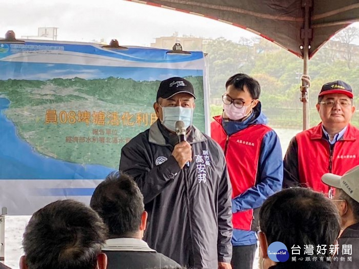 副市長感謝經濟部水利署、農田水利署以及台水公司的共同努力,讓抽水作業提早到位,水情壓力稍為獲得緩解