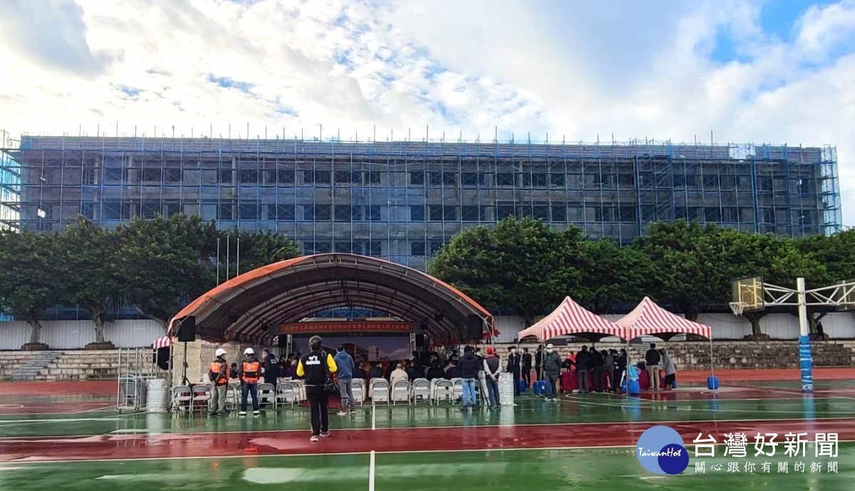 楊梅高中「綜合教學大樓新建工程」目前進度及樣貌