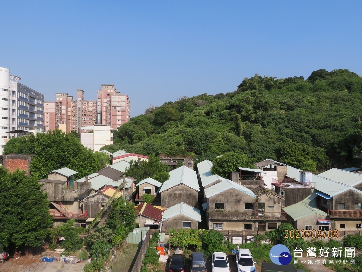 中興莊眷村空拍圖。圖／彰化縣政府提供